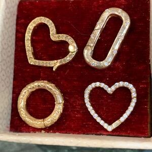 Charms gold plated NWOT (4)